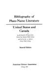 Bibliography Of Placename Literature: United States And Canada,Used