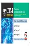 CIM Revision Cards: Marketing Communications 04/05,New