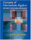 Concepts of Intermediate Algebra: An Early Functions Approach,Used