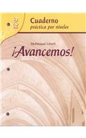 Cuaderno: Practica Por Niveles (Student Workbook) With Review Bookmarks Level 2 (Avancemos!) (Spanish Edition)