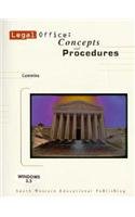 Legal Office: Concepts and Procedures (with Template),Used