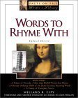 Words To Rhyme With: For Poets And Songwriters (The Facts On File Writer'S Library),Used