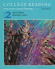 College Reading With Active Critical Thinking,Used