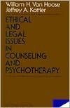 Ethical and Legal Issues in Counseling and Psychotherapy (JOSSEY BASS SOCIAL AND BEHAVIORAL SCIENCE SERIES),Used