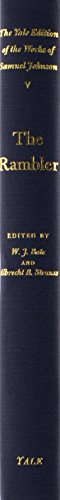 The Works of Samuel Johnson, Vols 35: The Rambler (The Yale Edition of the Works of Samuel Johnson),Used