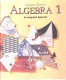 Algebra 1 : An Integrated Approach, Teacher Edition,Used