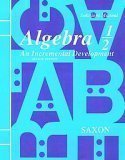 Algebra 1/2 2e Solution Manual (Saxon Algebra),New