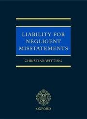 Liability for Negligent Misstatements,Used