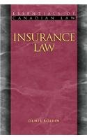 Insurance Law (Essentials of Canadian Law),Used