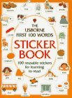 The Usborne First 100 Words Sticker Book,Used