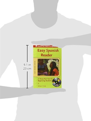 Easy Spanish Reader w/CDROM: A ThreePart Text for Beginning Students (Easy Reader Series),Used