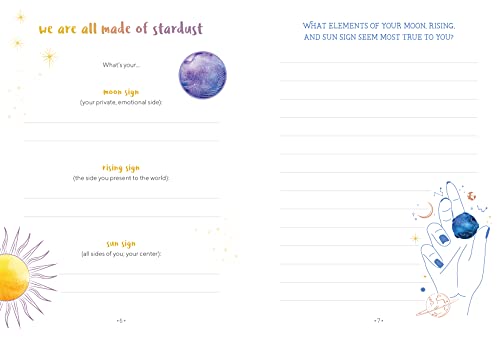 Wander the Stars: A Journal for Finding Insight Through Astrology,Used