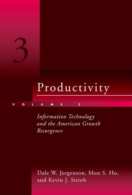 Productivity: Information Technology And The American Growth Resurgence (Mit Press),Used