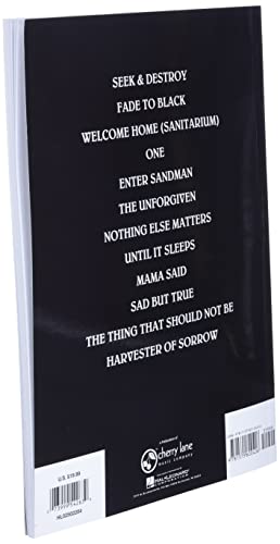 Best of Metallica Piano, Vocal and Guitar Chords,Used