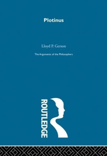 PlotinusArg Philosophers (Arguments of the Philosophers),Used