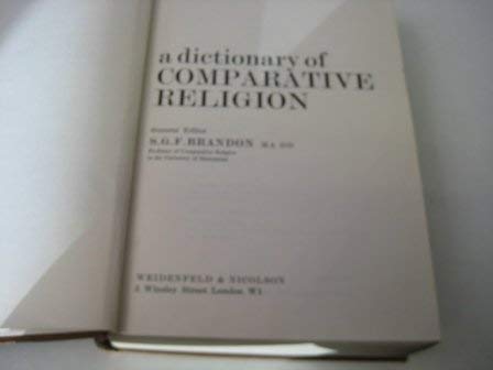 A dictionary of comparative religion,Used