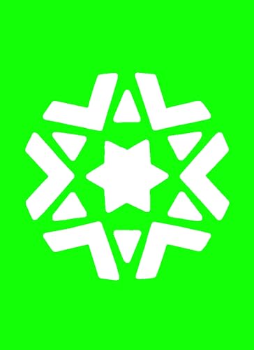 Fun with Stencils: Snowflakes (Dover Little Activity Books: Winter),Used