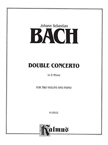 Double Concerto in D Minor (Kalmus Edition),Used