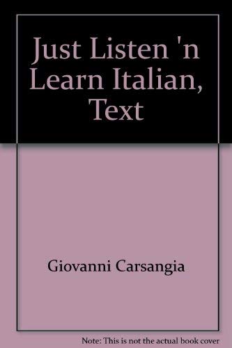 Just Listen and Learn Italian,Used