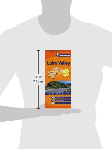 Michelin Map France: Loire Valley 517 (Maps/Regional (Michelin)) (English and French Edition),Used