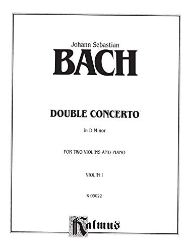 Double Concerto in D Minor (Kalmus Edition),Used