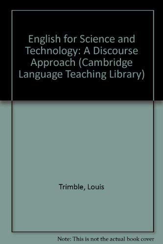 English For Science And Technology: A Discourse Approach (Cambridge Language Teaching Library)
