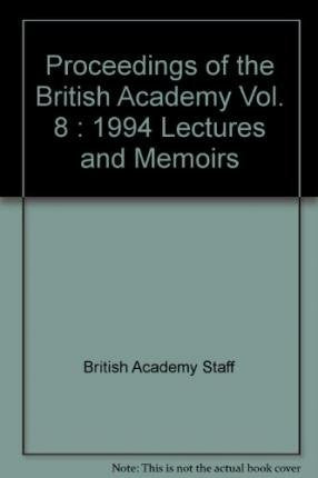 Proceedings of the British Academy,Used