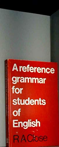 A Reference Grammar For Students Of English-used