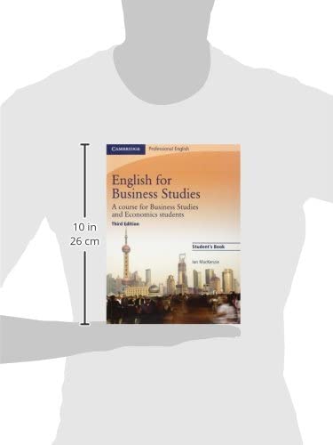 English for Business Studies Student's Book: A Course for Business Studies and Economics Students,New