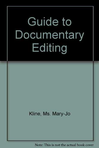 Guide to Documentary Editing,Used