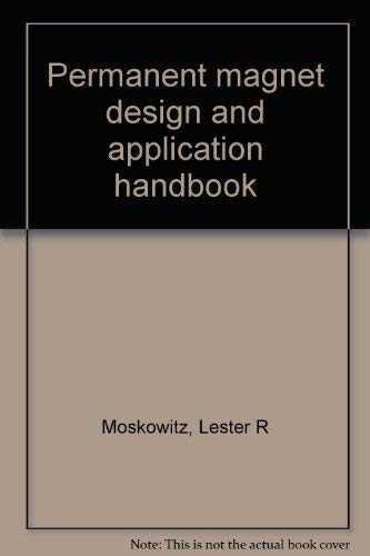 Permanent magnet design and application handbook,Used