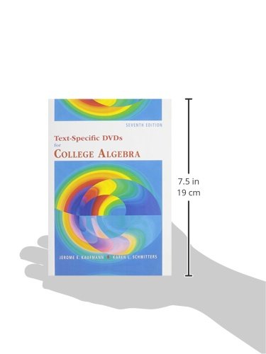 TextSpecific DVDs for Kaufmann/Schwitters College Algebra, 7th,Used