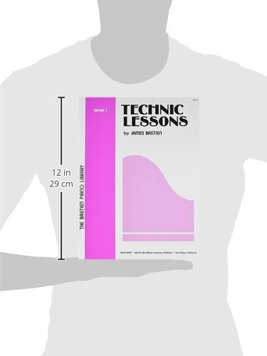 WP12 Bastien Piano Library Technic Level 1,Used