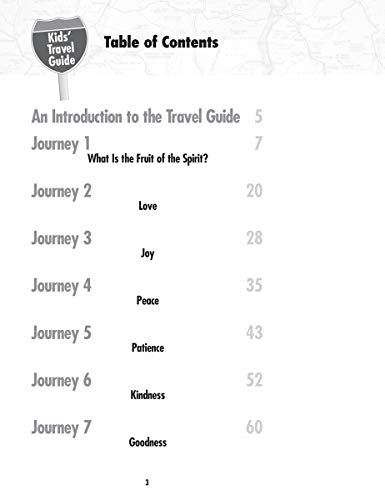 Kids' Travel Guide to the Fruit of the Spirit,Used