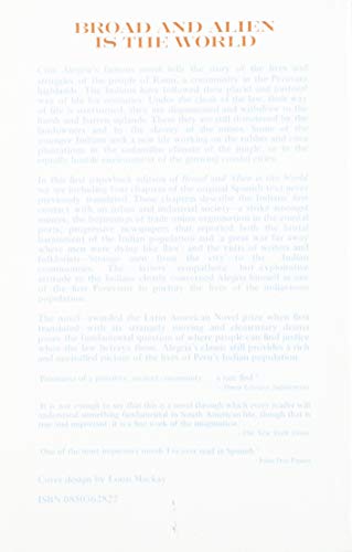 Broad and Alien Is the World,Used