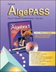 Glencoe AlgePASS CDROM for use with Algebra 1,Used