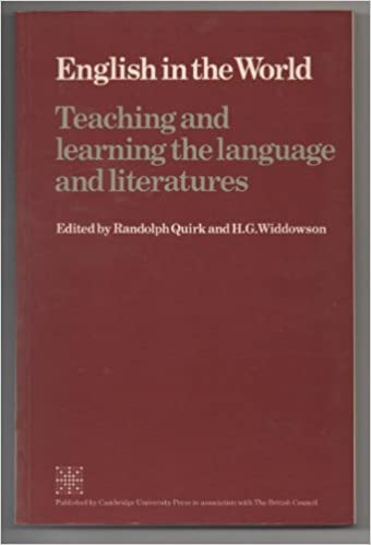 English In The World: Teaching And Learning The Language And Literatures