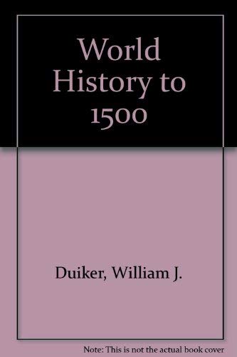 World History to 1500,Used