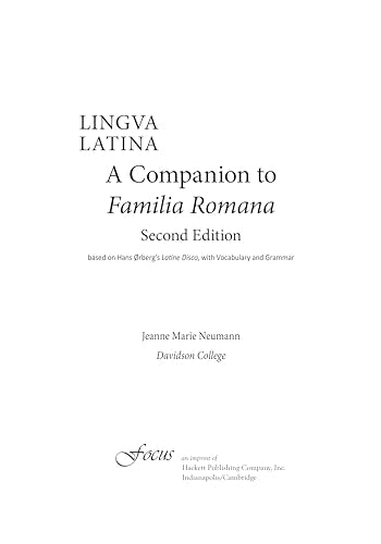 A Companion to Familia Romana: Based on Hans rbergs Latine Disco, with Vocabulary and Grammar (Lingua Latina) (Latin and English,New
