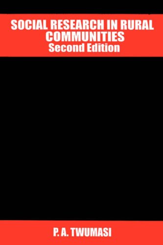 Social Research in Rural Communities (Fountain Series in Gender Studies),Used