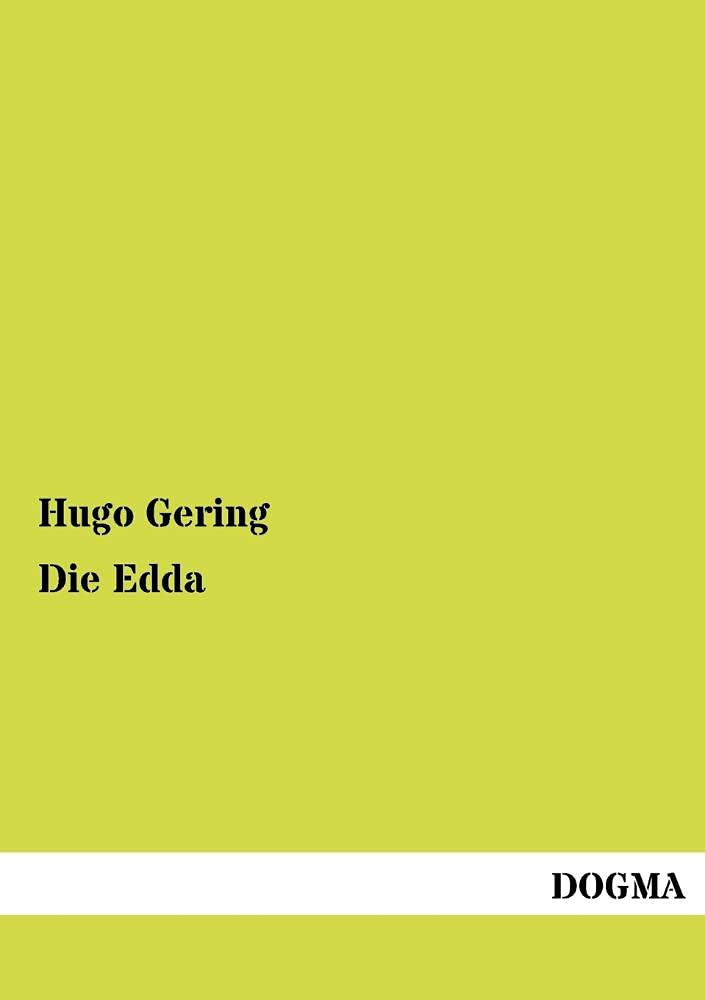 Die Edda: Die Lieder der sogenannten aelteren Edda (German Edition),Used