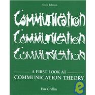 A First Look at Communication Theory with Conversations CDROM,Used