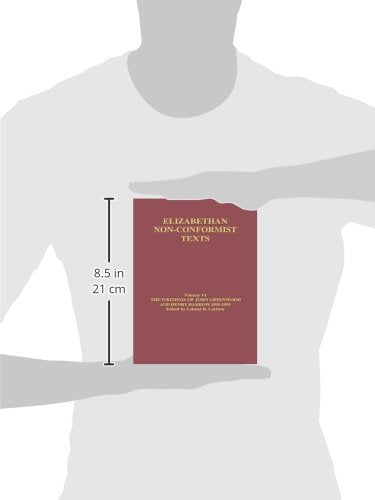 The Writings of John Greenwood and Henry Barrow 15911593 (Elizabethan Nonconformist Textx, 4),Used