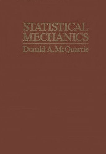 Statistical Mechanics (Harper'S Chemistry Series),New
