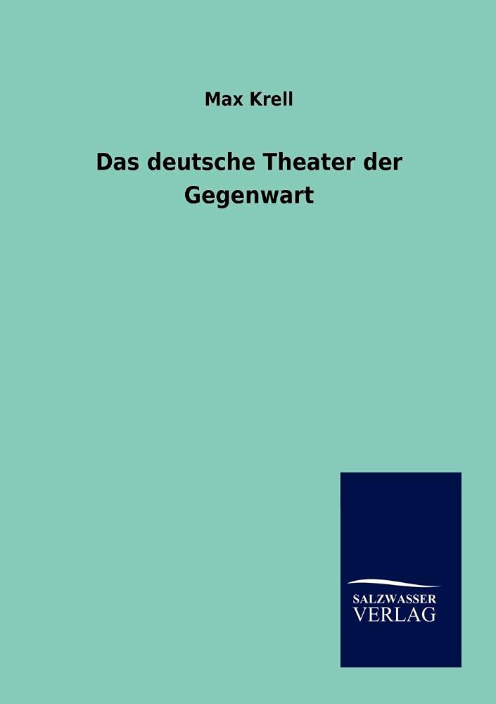 Das Deutsche Theater Der Gegenwart (German Edition),Used