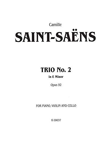 Trio No. 2, Op. 92 (Kalmus Edition),Used