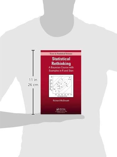Statistical Rethinking: A Bayesian Course with Examples in R and Stan (Chapman & Hall/CRC Texts in Statistical Science),Used
