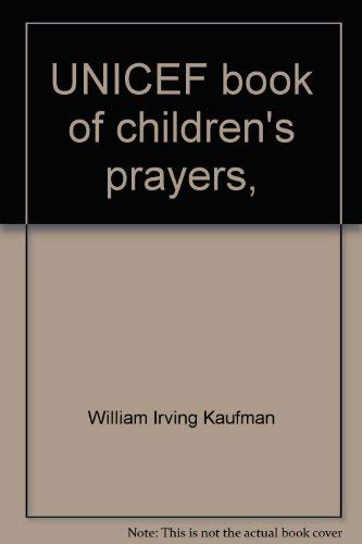UNICEF book of children's prayers,Used