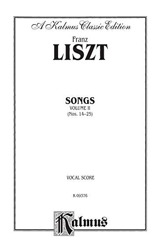 Songs, Vol. ll (Kalmus Edition) (German Edition),Used
