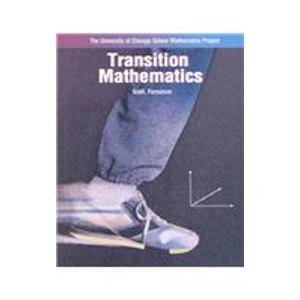 Transition Mathematics (University of Chicago School Mathematics Project),Used